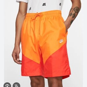 Nike Men's Orange Shorts